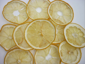 乾燥後　レモン
